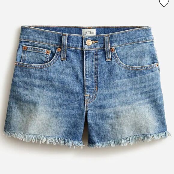J. Crew Mid-rise denim short in Squash wash - Picture 5 of 7